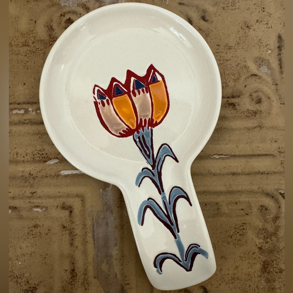 Threshold White Ceramic Spoon Rest